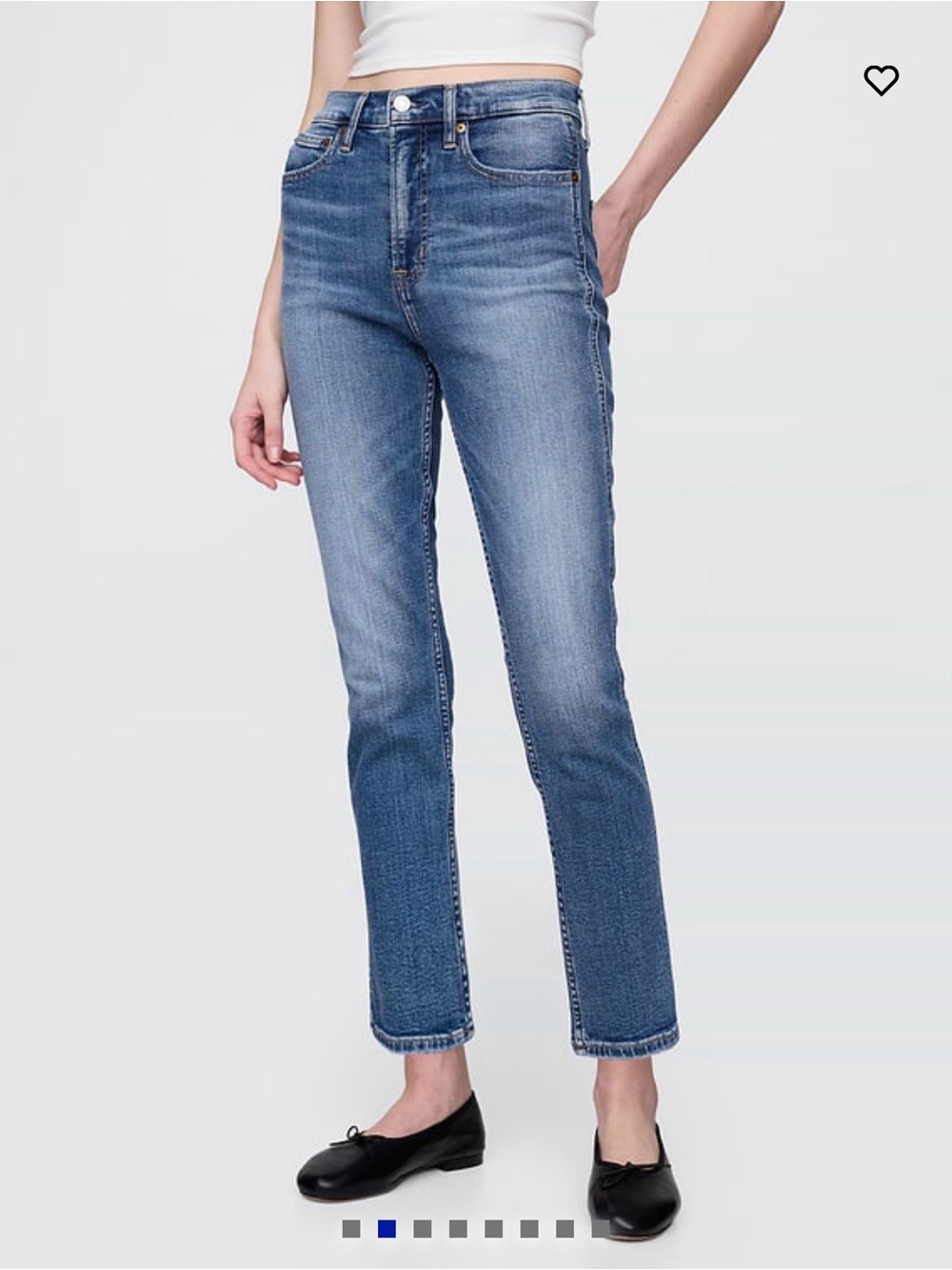 GAP Soft Vintage Slim Jeans in Medium Blue Wash